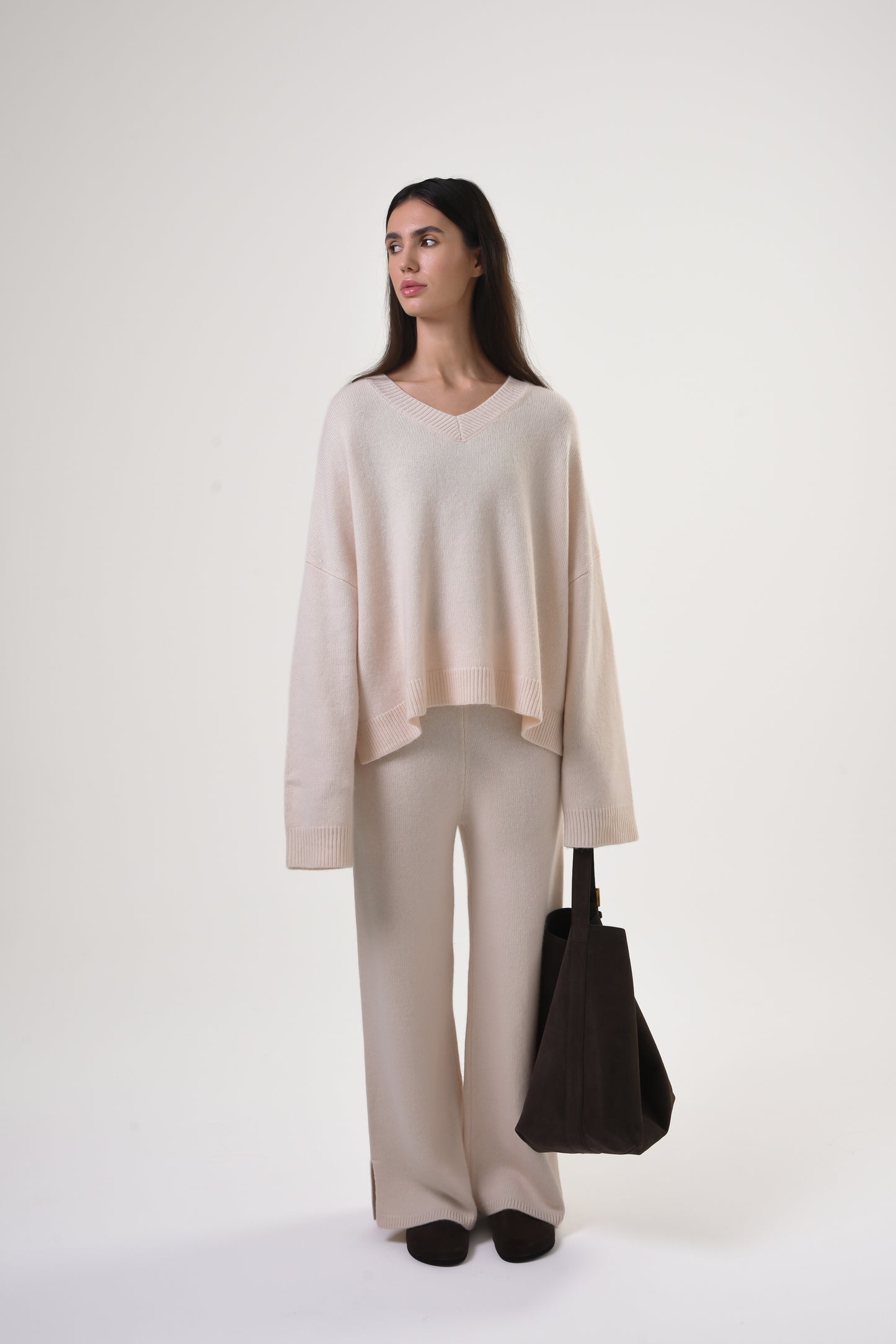 V-Neck Oversized Sweater