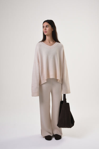 V-Neck Oversized Sweater